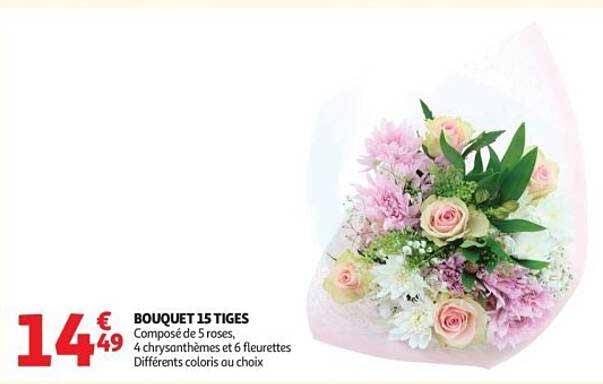 BOUQUET 15 TIGES