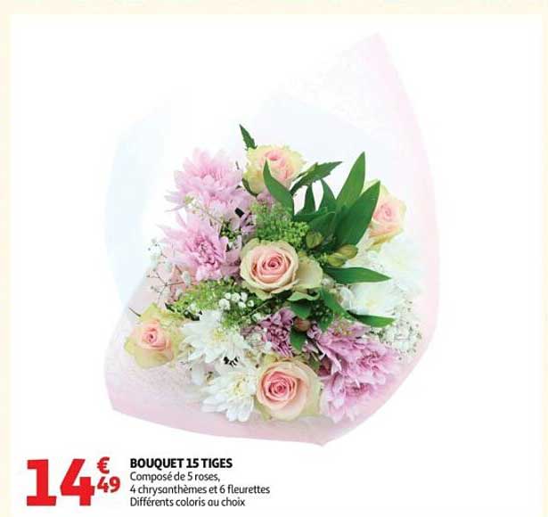 BOUQUET 15 Tiges