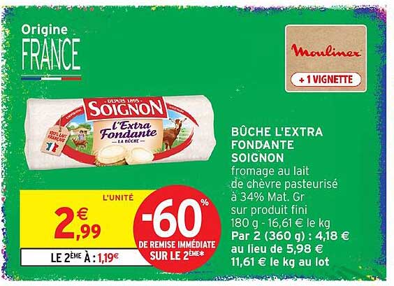 BÛCHE L'EXTRA FONDANTE SOIGNON