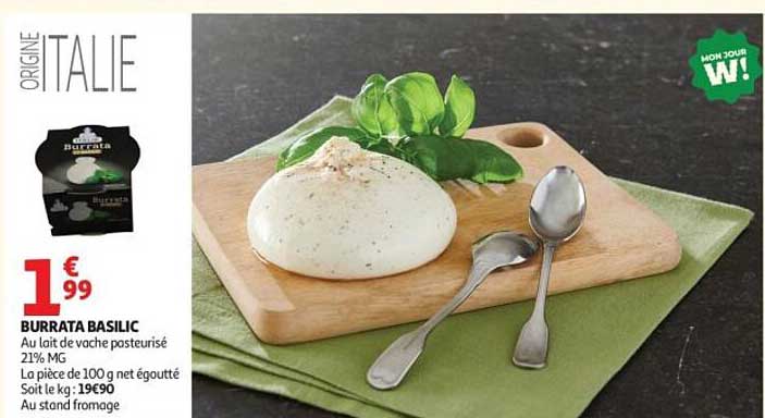 BURRATA BASILIC