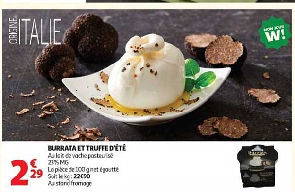 BURRATA ET TRUFFE D'ÉTÉ