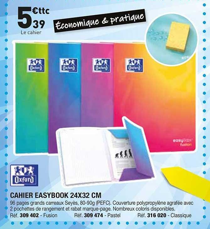CAHIER EASYBOOK 24X32 CM