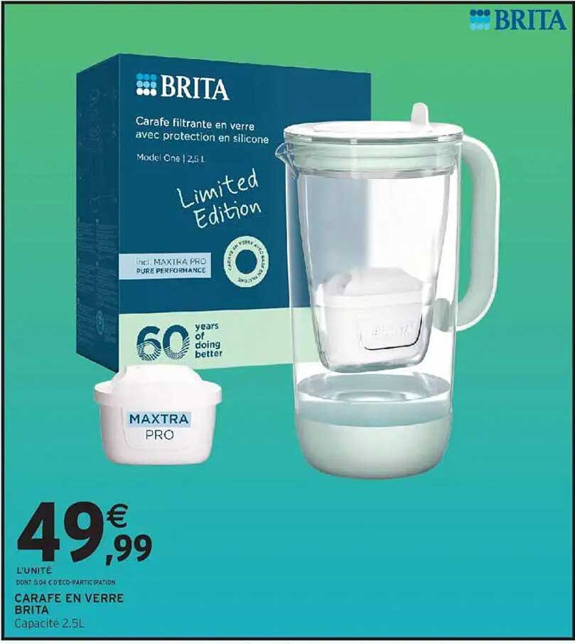 CARAFE EN VERRE BRITA