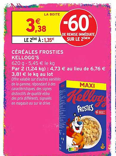 CÉRÉALES FROSTIES KELLOGG'S