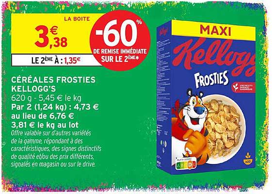CÉRÉALES FROSTIES KELLOGG'S