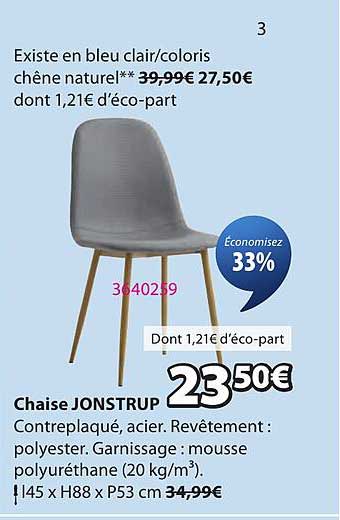 Chaise JONSTRUP