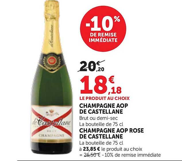 CHAMPAGNE AOP DE CASTELLANE