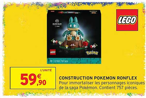 CONSTRUCTION POKEMON RONFLEX