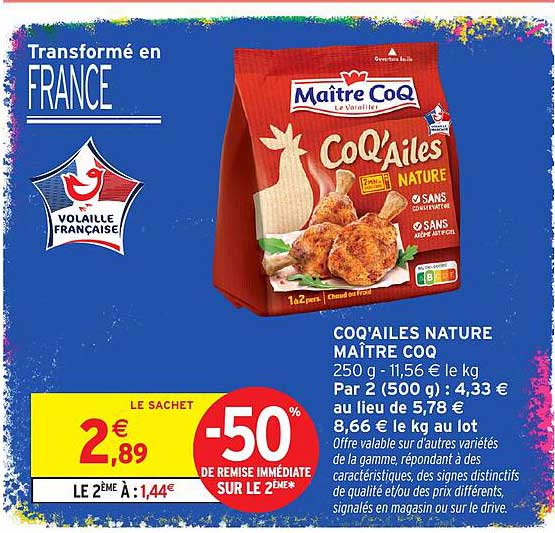 COQ’AILES NATURE MAÎTRE COQ