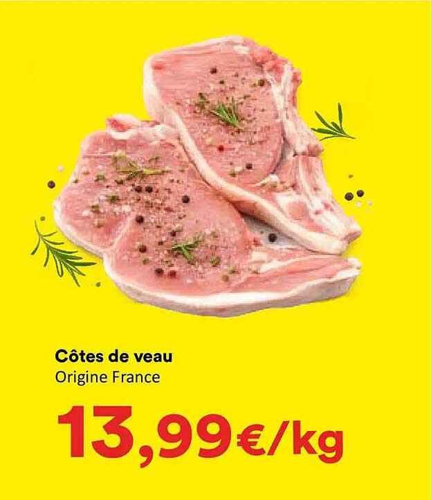 Côtes de veau