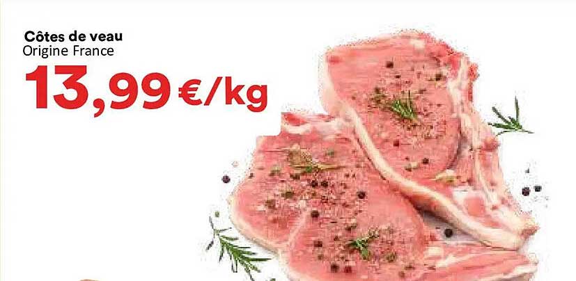 Côtes de veau
