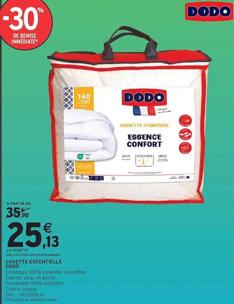 COUETTE ESSENTIELLE DODO