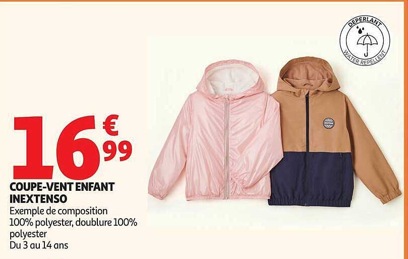 COUPE-VENT ENFANT INEXTENSO