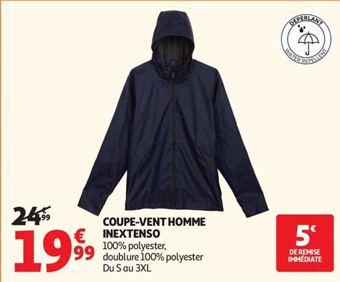 COUPE-VENT HOMME INEXTENSO
