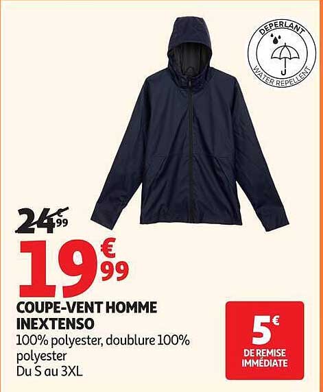 COUPE-VENT HOMME INEXTENSO