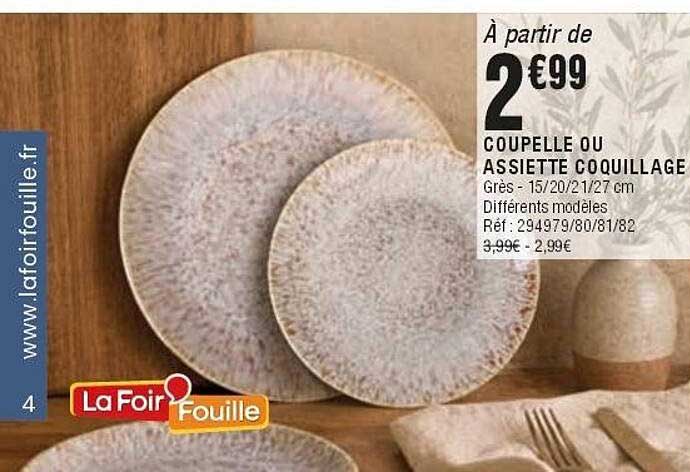 COUPELLE OU ASSIETTE COQUILLAGE