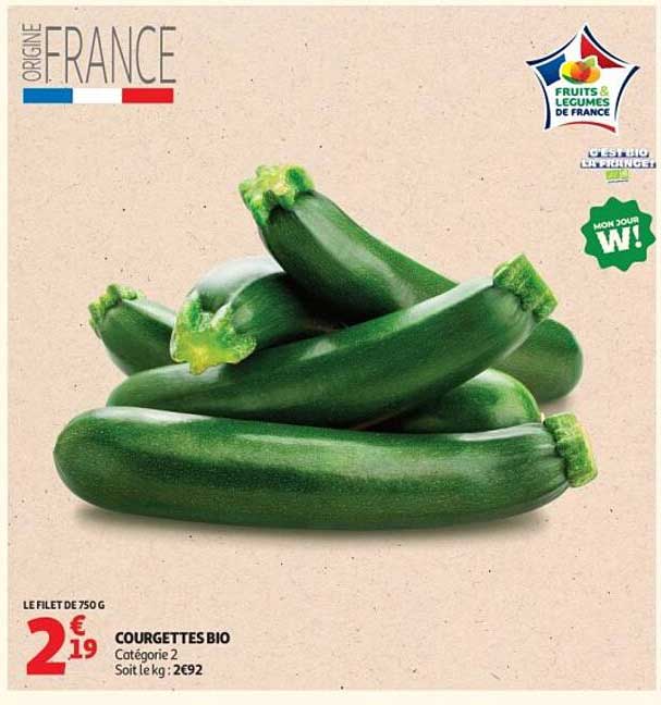 COURGETTES BIO