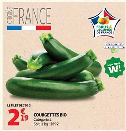 COURGETTES BIO