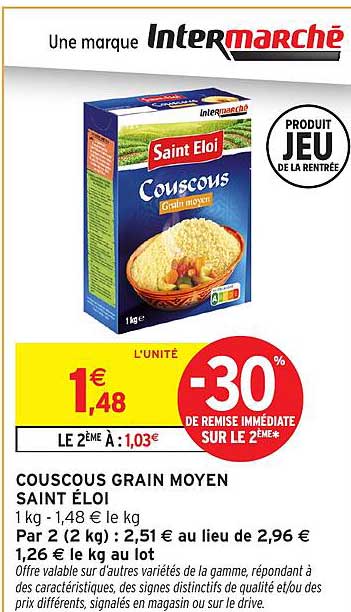 COUSCOUS GRAIN MOYEN SAINT ÉLOI