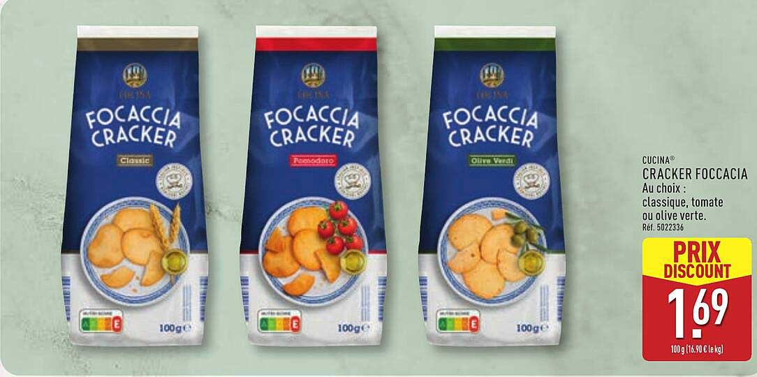 CRACKER FOCACCIA