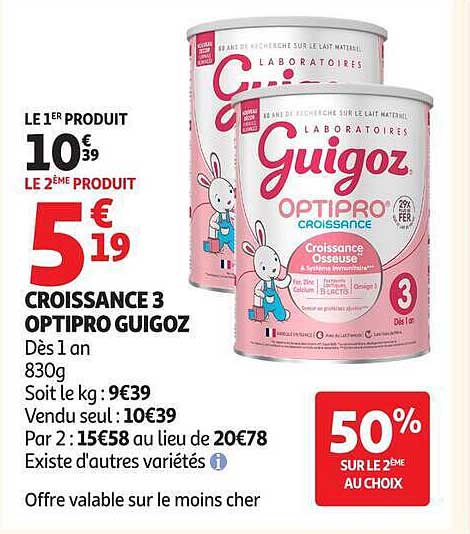 CROISSANCE 3 OPTIPRO GUIGOZ