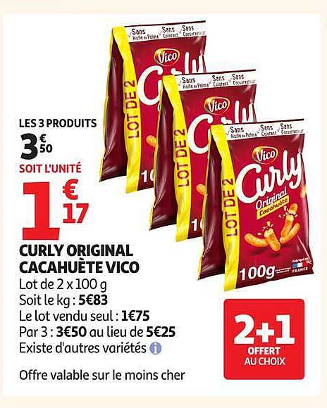 CURLY ORIGINAL CACAHUÈTE VICO