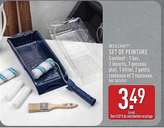 DECO CRAFT® SET DE PEINTURE