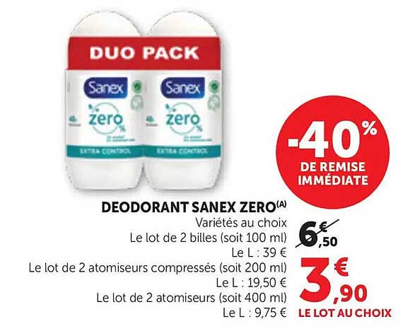 DEODORANT SANEX ZERO(A)