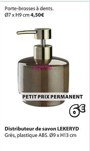 Distributeur de savon LEKERYD