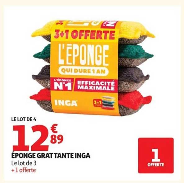 ÉPONGE GRATTANTE INGA