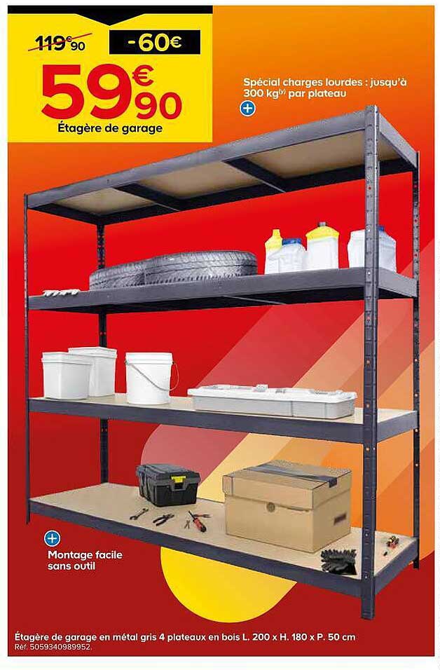 Étagère de garage