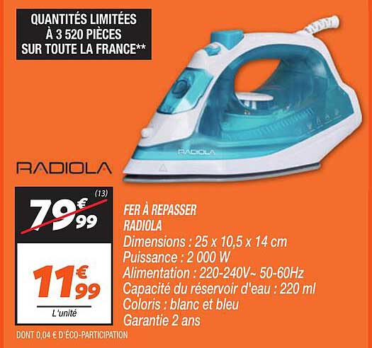 FER À REPASSER RADIOLA