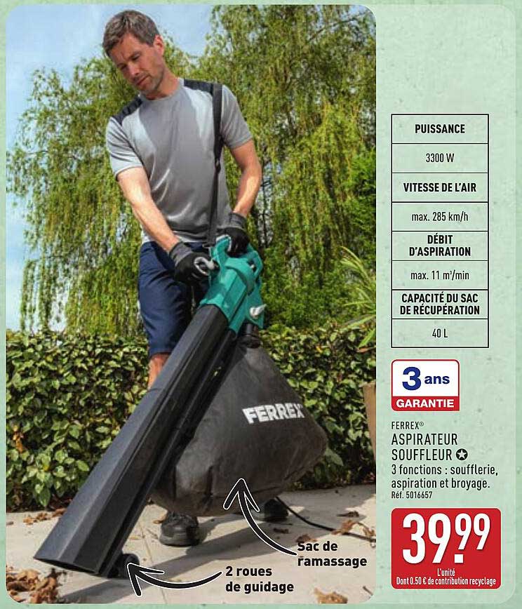 FERREX ASPIRATEUR SOUFFLEUR