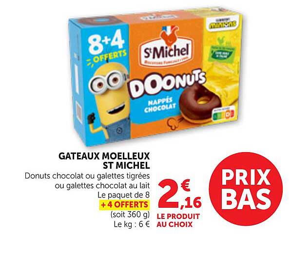GATEAUX MOELLEUX ST MICHEL