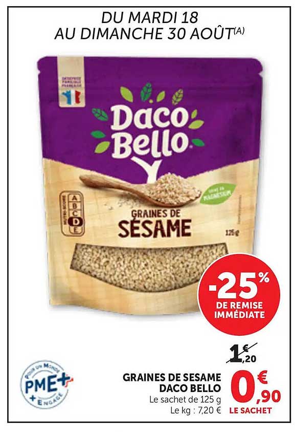 GRAINES DE SESAME DACO BELLO