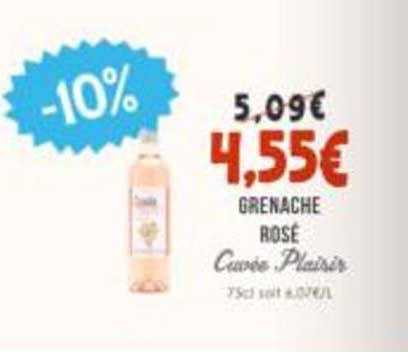 GRENACHE ROSÉ Caves Plaisirs