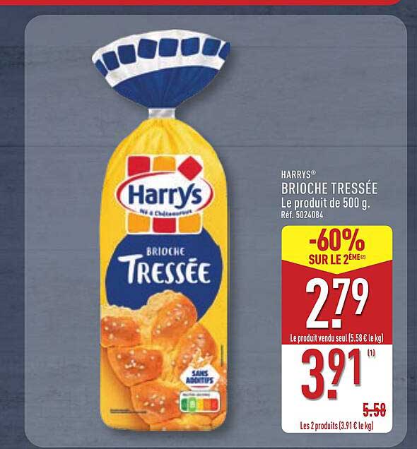 HARRY'S BRIOCHE TRESSÉE