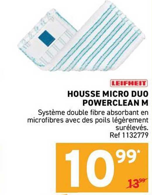 HOUSSE MICRO DUO POWERCLEAN M