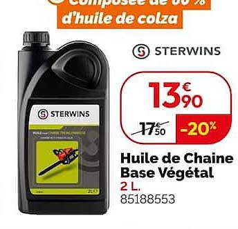Huile de Chaine Base Végétal 2 L.