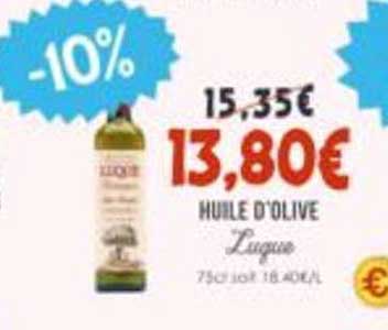 HUILE D'OLIVE Larguée