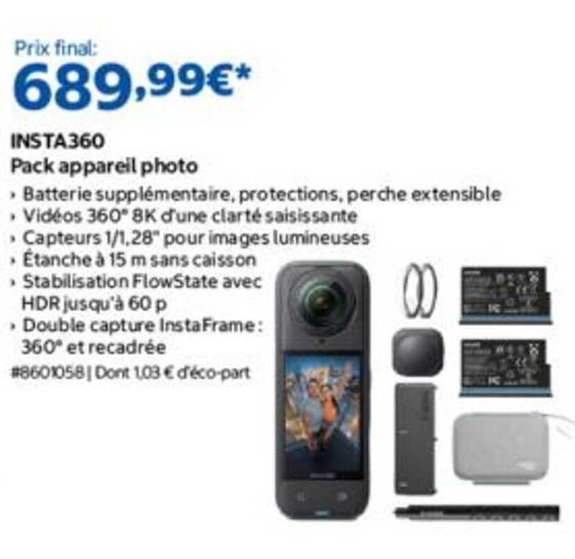 INSTA360 Pack appareil photo