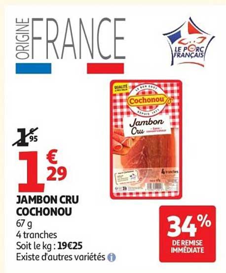 JAMBON CRU COCHONOU