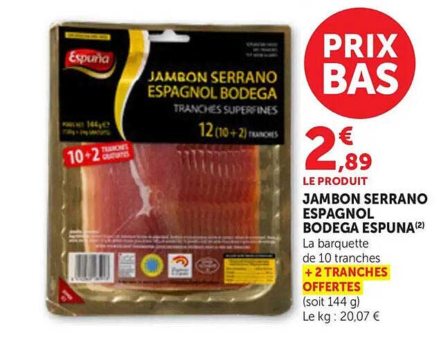JAMBON SERRANO ESPAGNOL BODEGA ESPUNA(2)