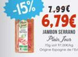 JAMBON SERRANO Plein Terroir