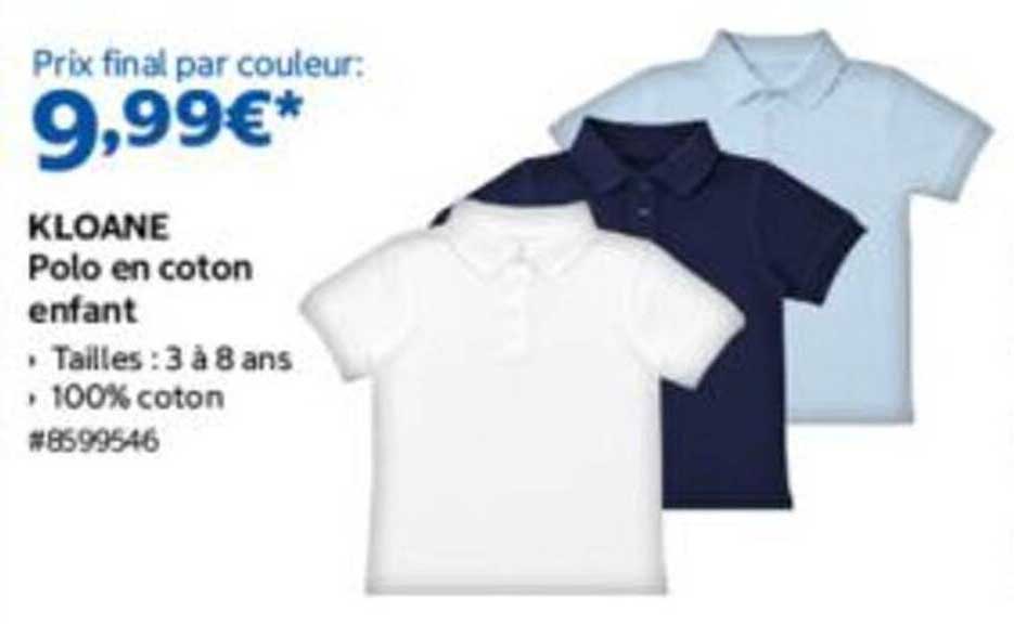 KLOANE Polo en coton enfant
