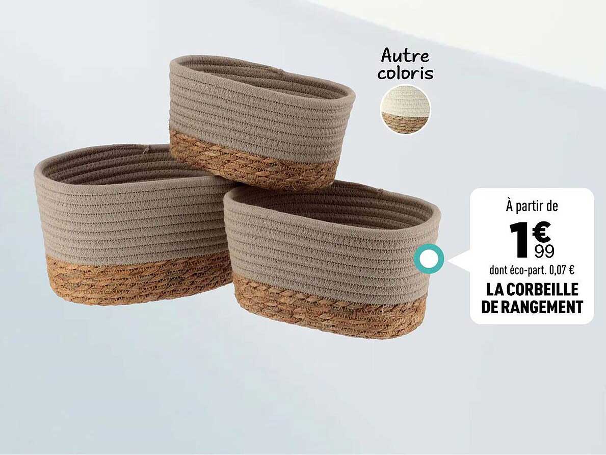 LA CORBEILLE DE RANGEMENT