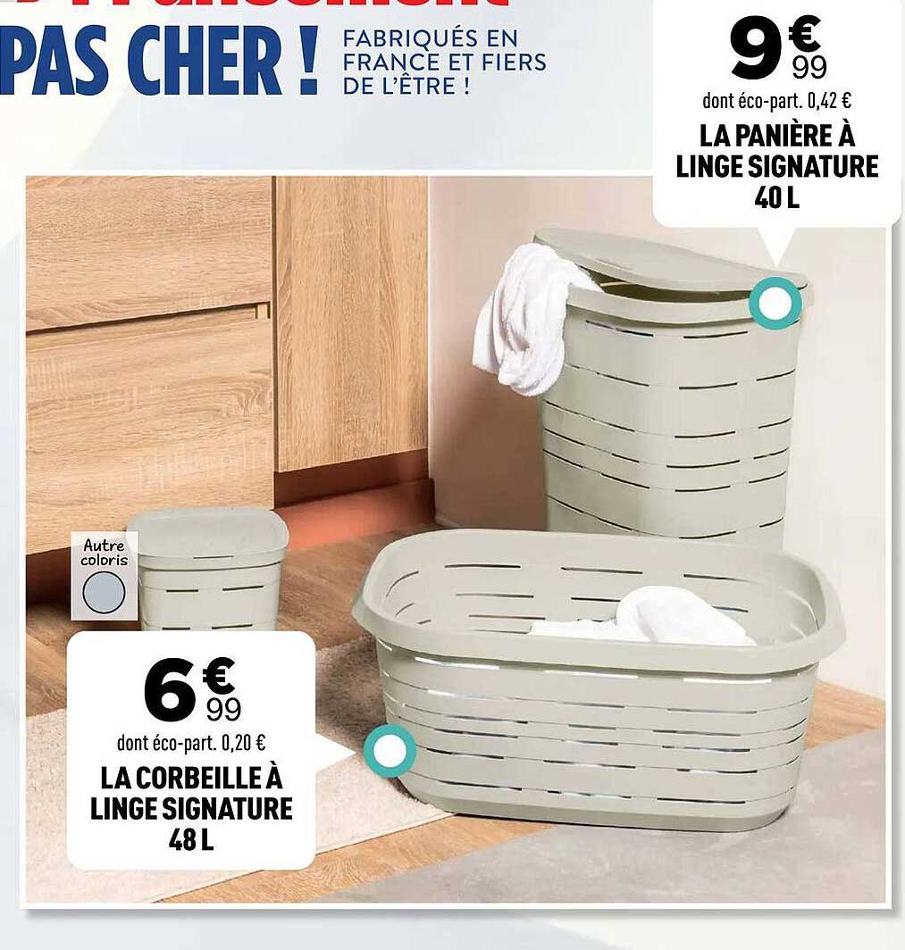 LA PANIÈRE À LINGE SIGNATURE 40 L