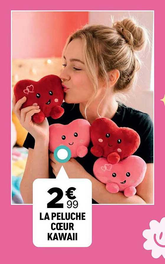 LA PELUCHE CŒUR KAWAII