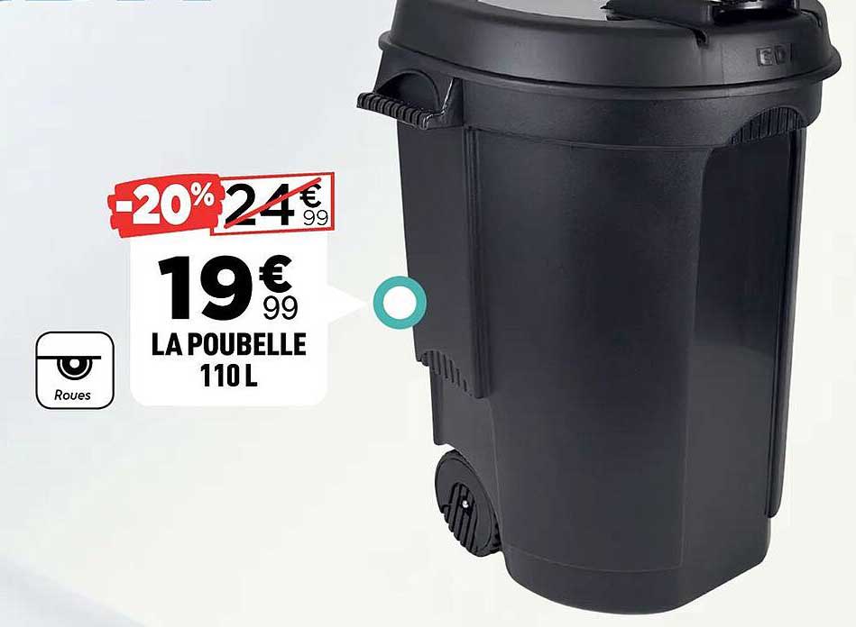 LA POUBELLE 110L