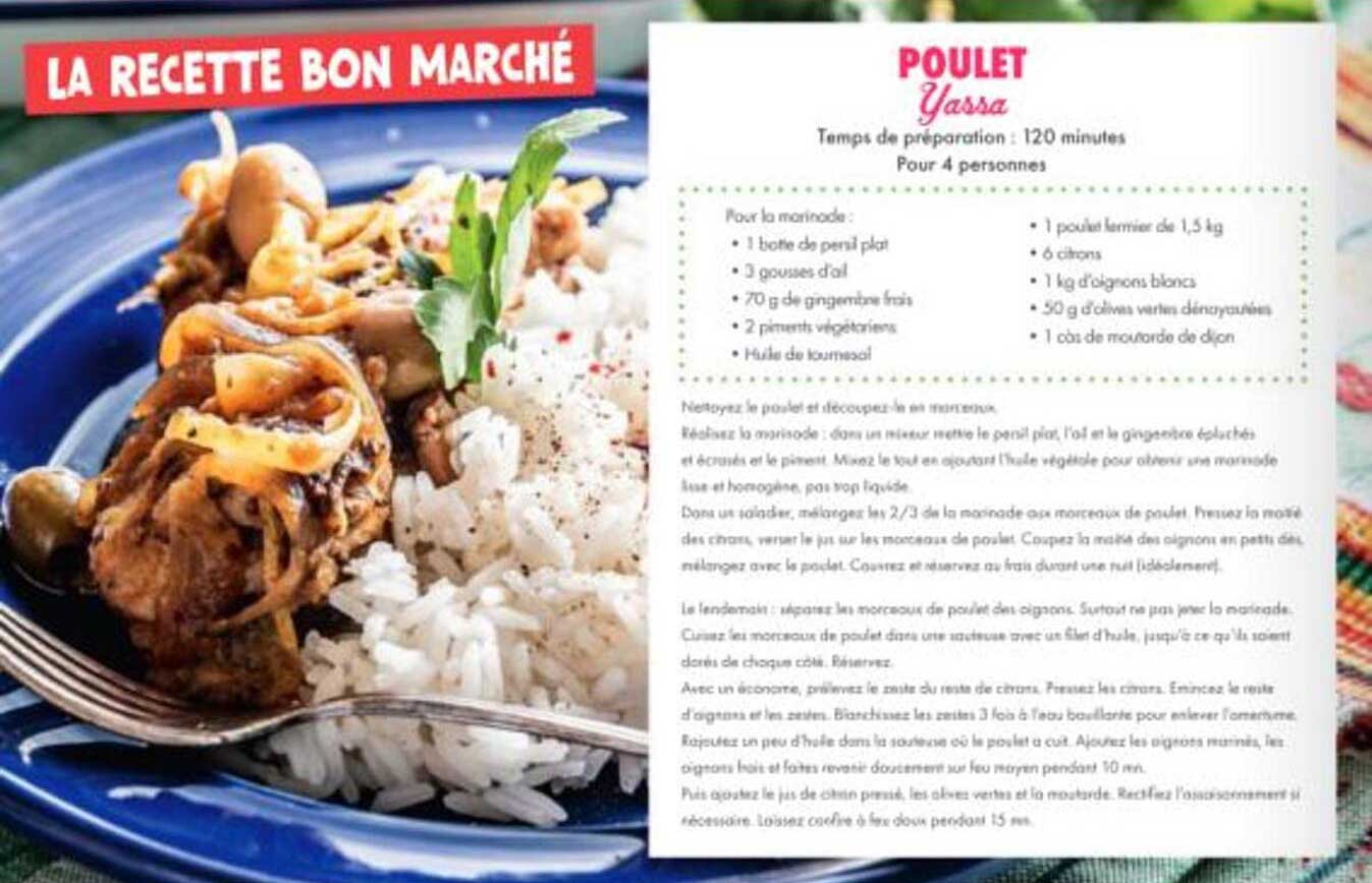 LA RECETTE BON MARCHÉ